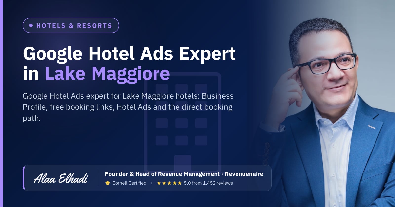 Google Hotel Ads Expert in Lake Maggiore & Lake Orta, Italy
