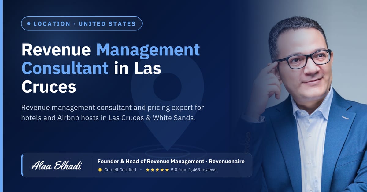 Revenue management consultant in Las Cruces & White Sands, United States