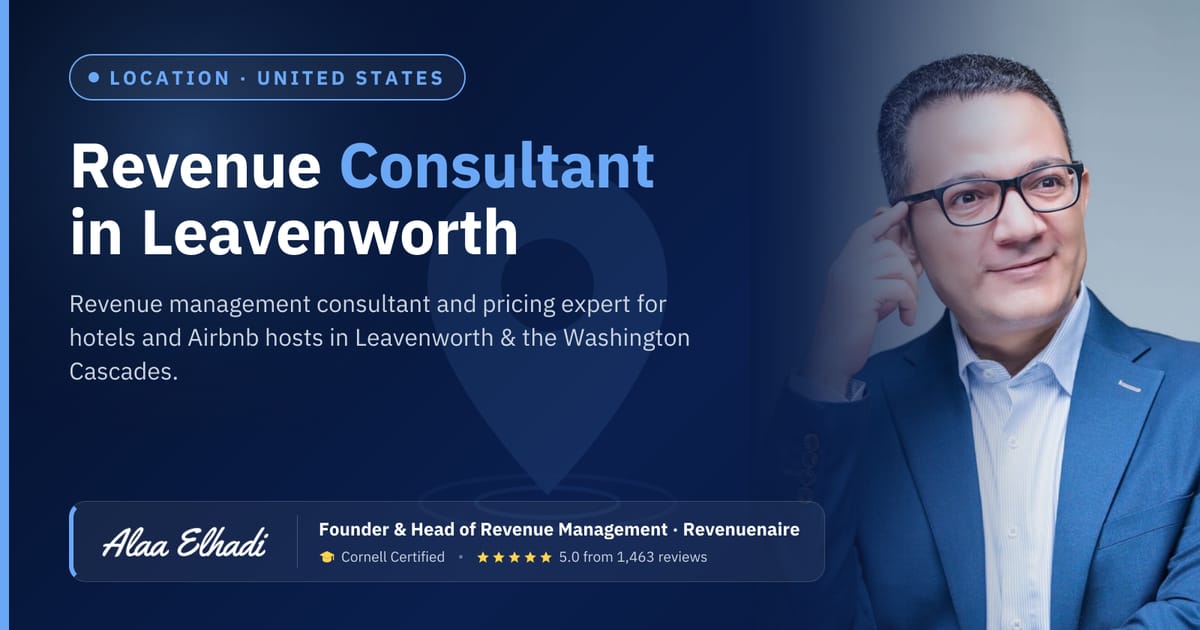 Revenue management consultant in Leavenworth & the Washington Cascades, United States