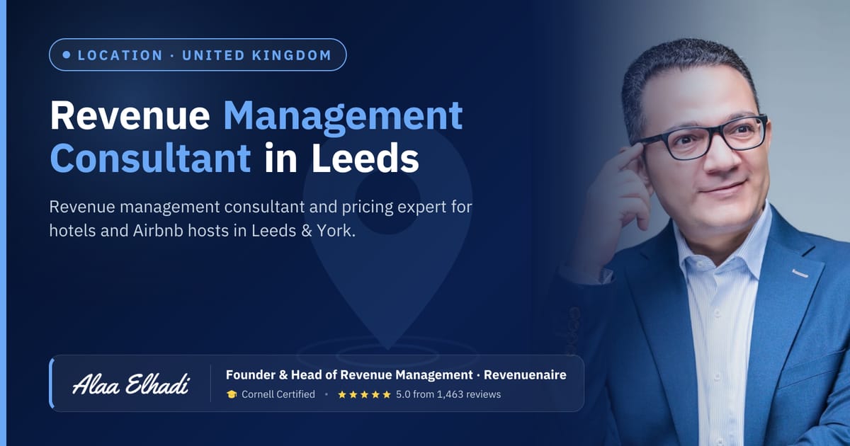 Revenue management consultant in Leeds & York, United Kingdom