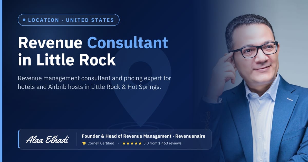 Revenue management consultant in Little Rock & Hot Springs, United States