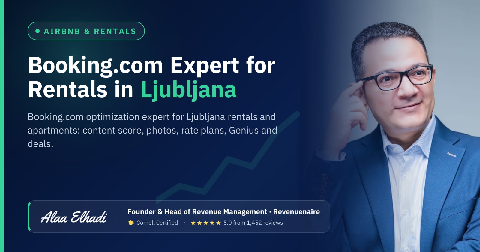 Booking.com Optimization Expert for Rentals in Ljubljana & Lake Bled, Slovenia