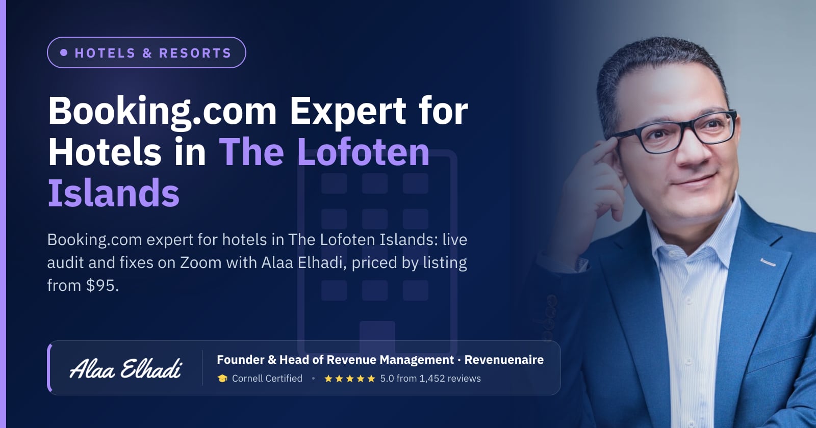 Booking.com Optimization Expert for Hotels in The Lofoten Islands, Norway