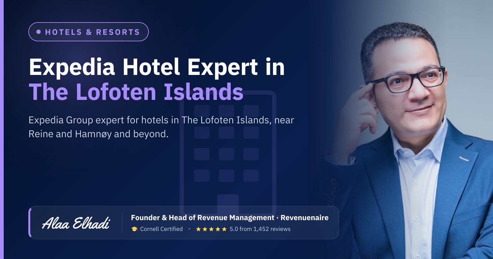 Expedia Optimization Expert for Hotels in The Lofoten Islands, Norway