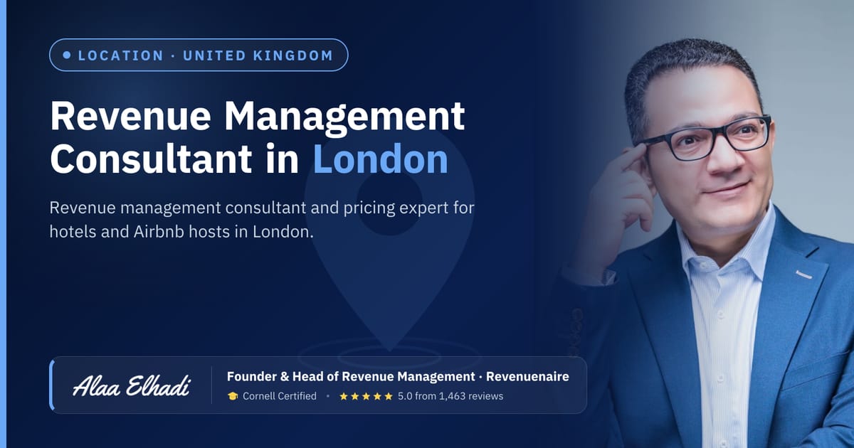 Revenue management consultant in London, United Kingdom