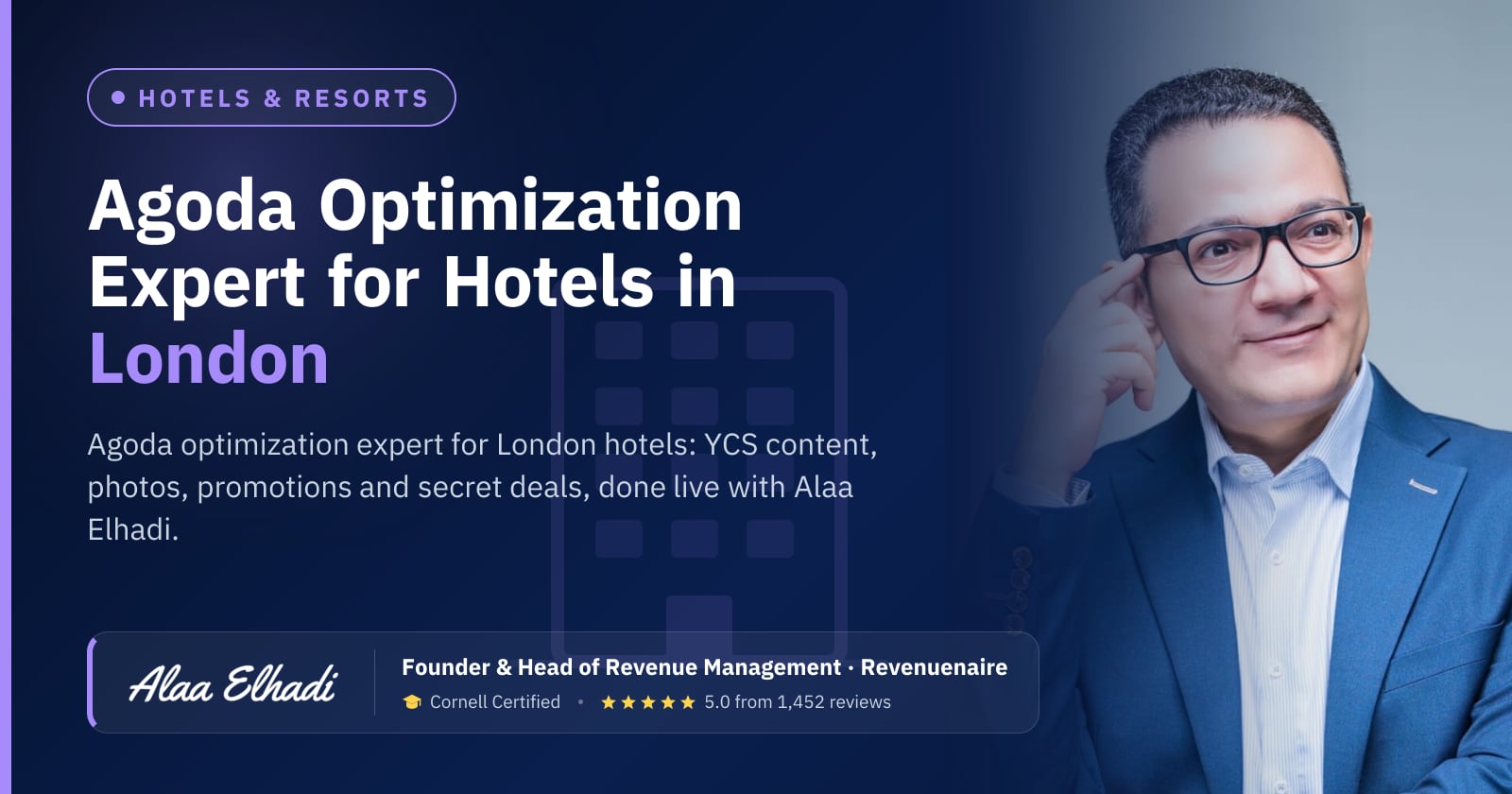 Agoda Optimization Expert for Hotels in London, United Kingdom