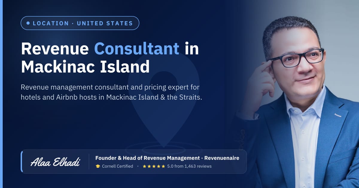 Revenue management consultant in Mackinac Island & the Straits, United States