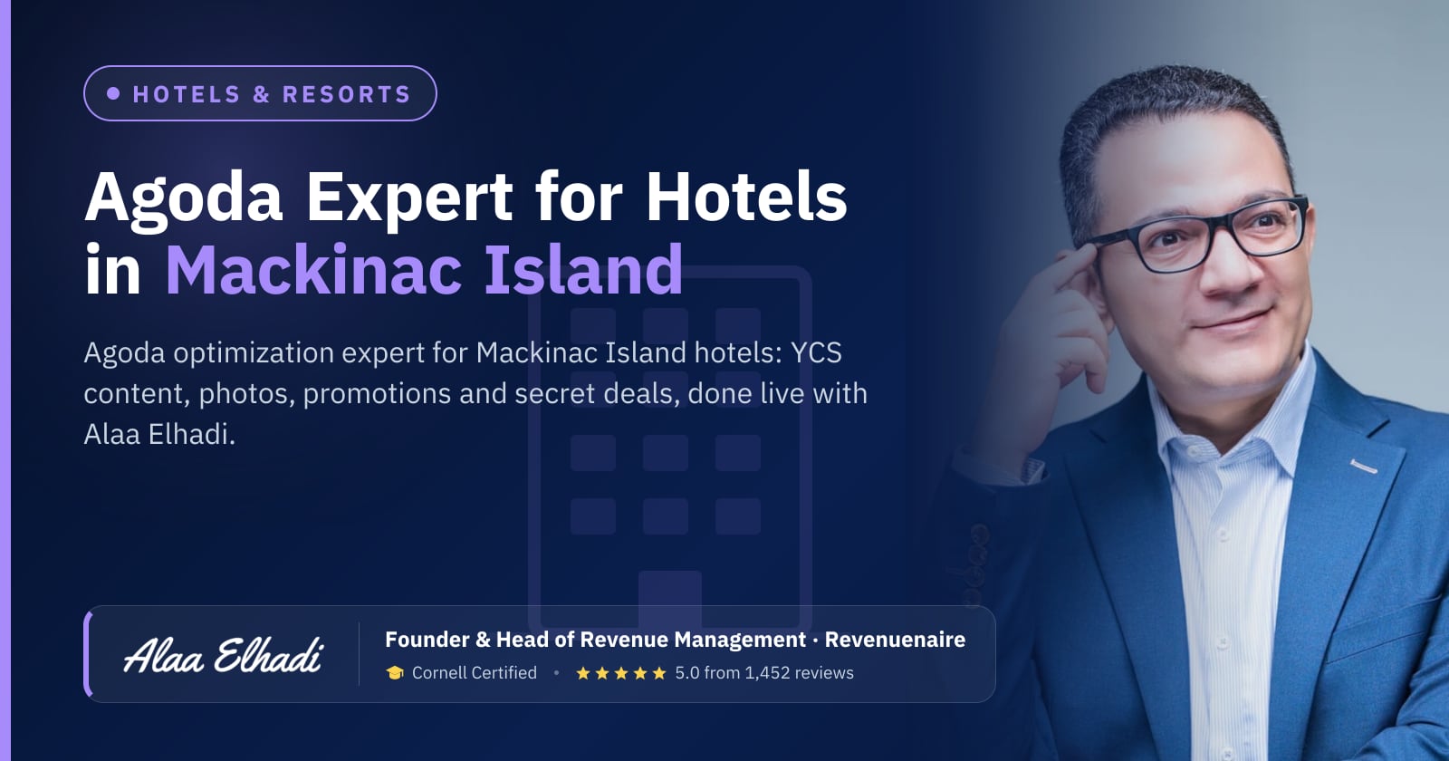 Agoda Optimization Expert for Hotels in Mackinac Island & the Straits, United States