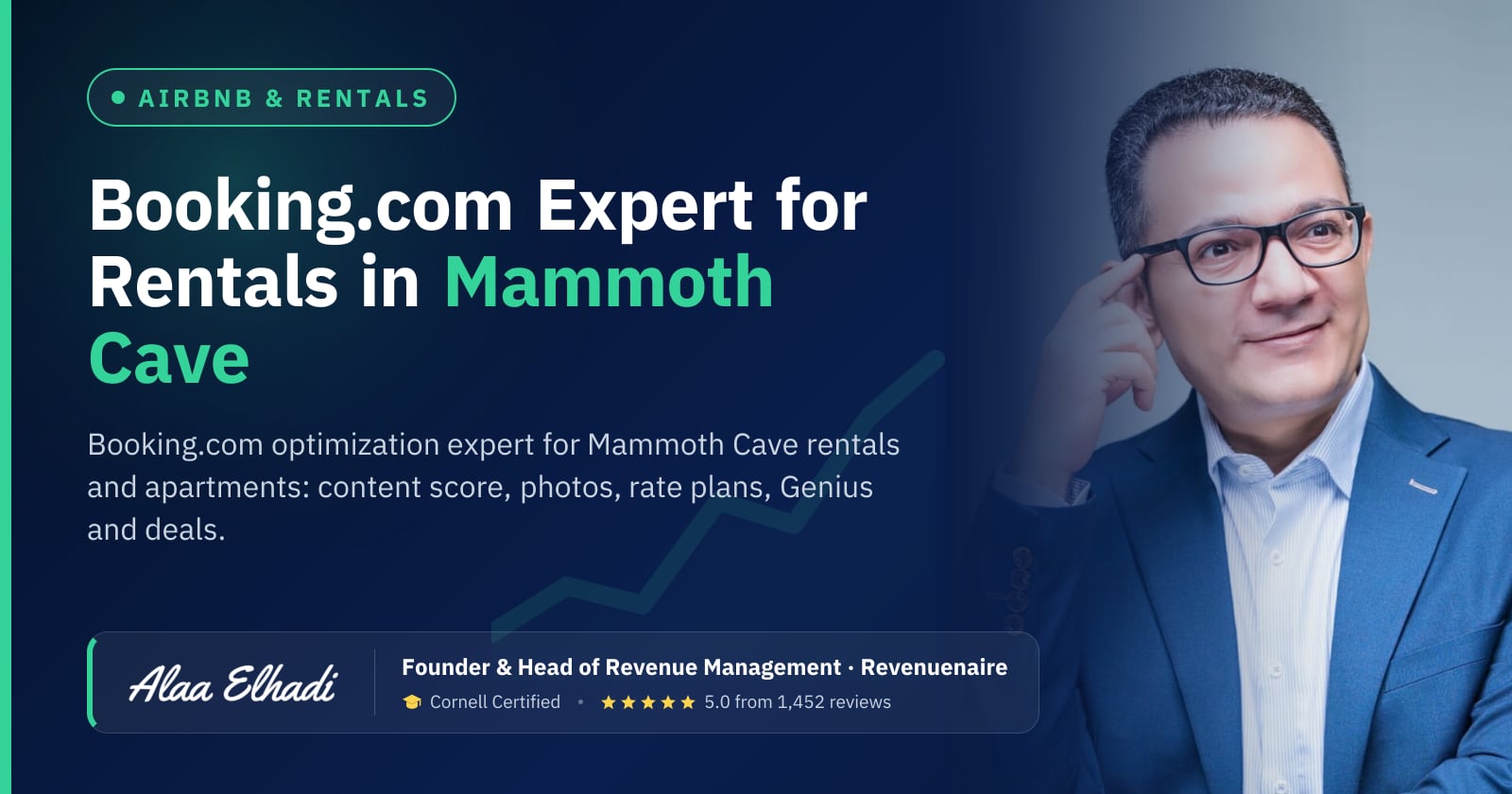 Booking.com Optimization Expert for Rentals in Mammoth Cave & the Kentucky Lakes, United States