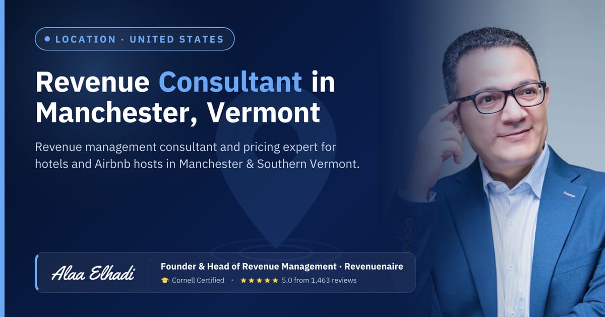 Revenue management consultant in Manchester & Southern Vermont, United States