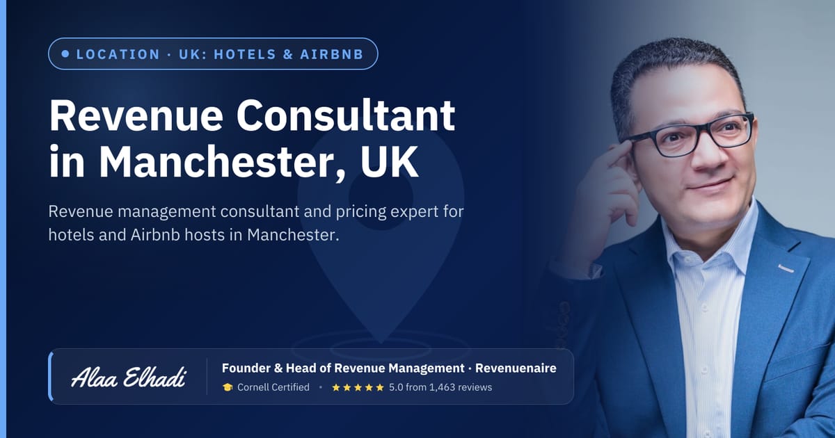 Revenue management consultant in Manchester, United Kingdom