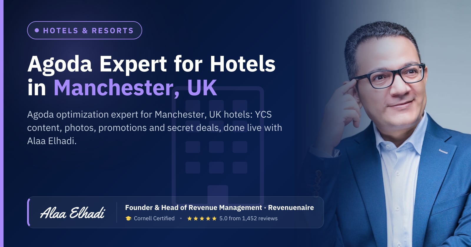 Agoda Optimization Expert for Hotels in Manchester, United Kingdom