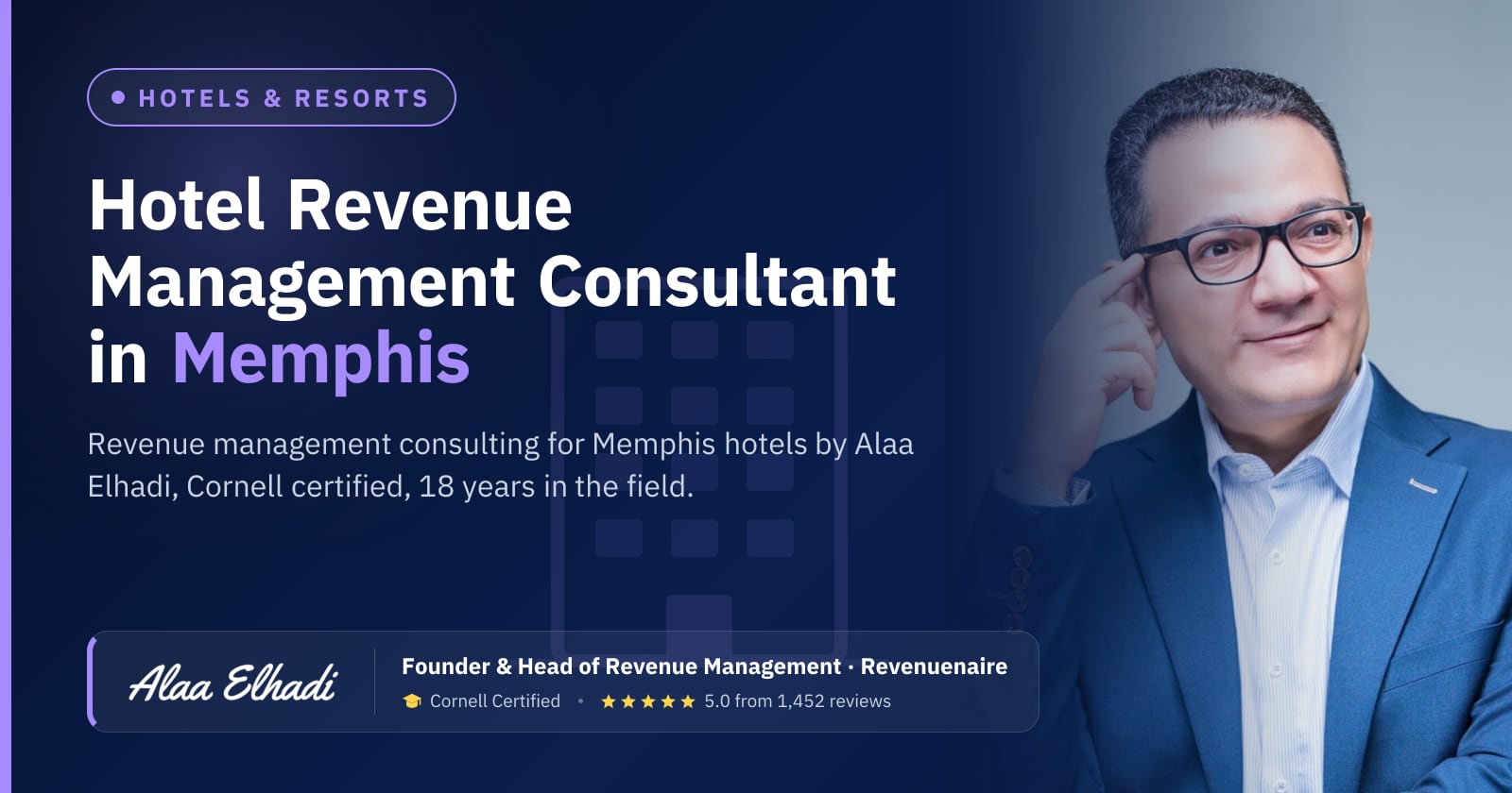 Hotel Revenue Management Consultant in Memphis, United States
