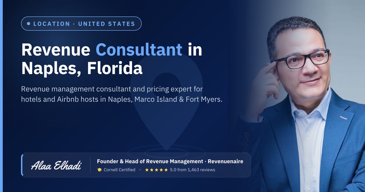 Revenue management consultant in Naples, Marco Island & Fort Myers, United States