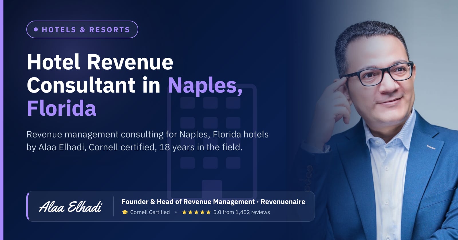 Hotel Revenue Management Consultant in Naples, Marco Island & Fort Myers, United States