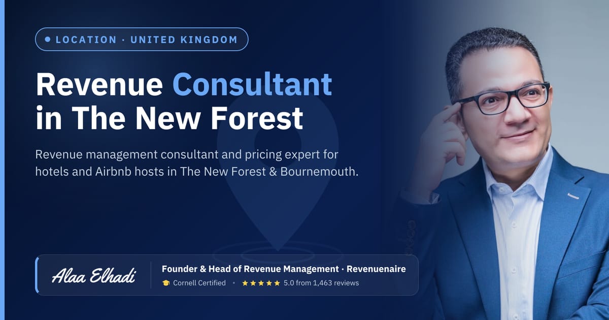 Revenue management consultant in The New Forest & Bournemouth, United Kingdom