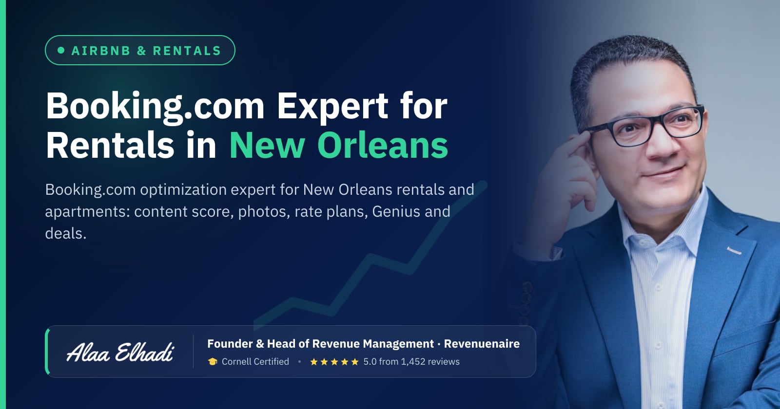 Booking.com Optimization Expert for Rentals in New Orleans, United States