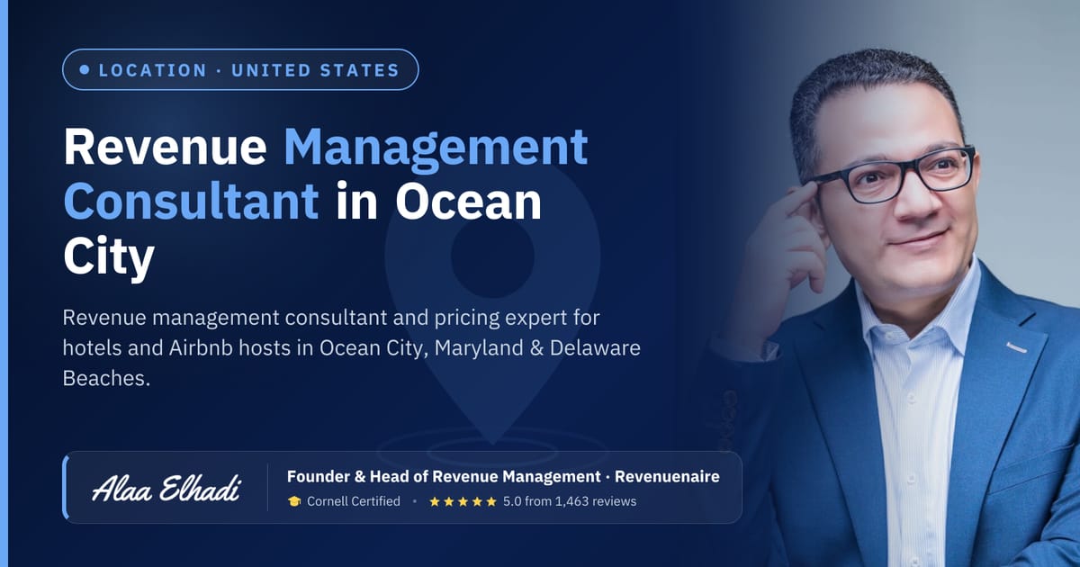 Revenue management consultant in Ocean City, Maryland & Delaware Beaches, United States