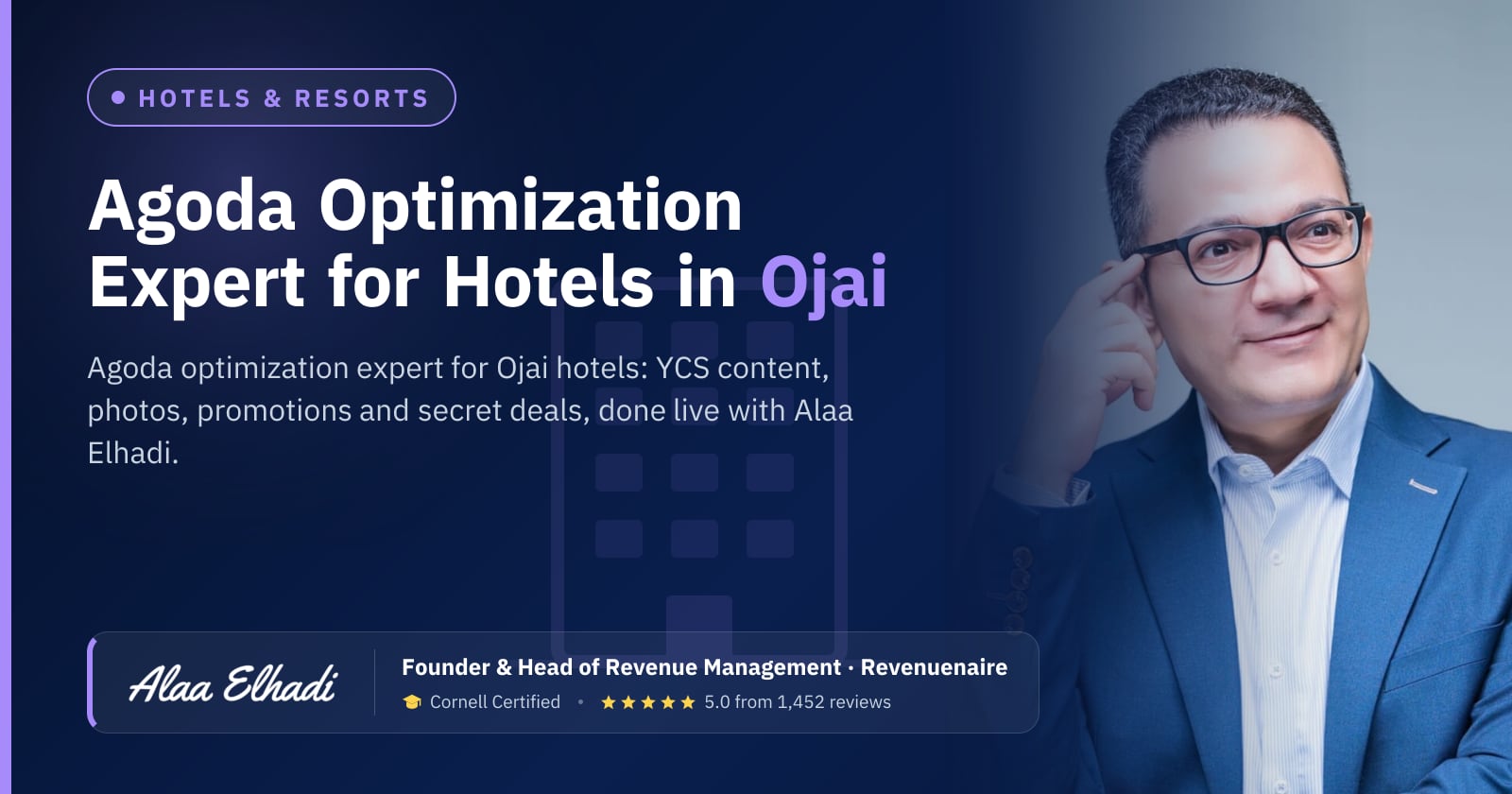 Agoda Optimization Expert for Hotels in Ojai & Ventura, United States