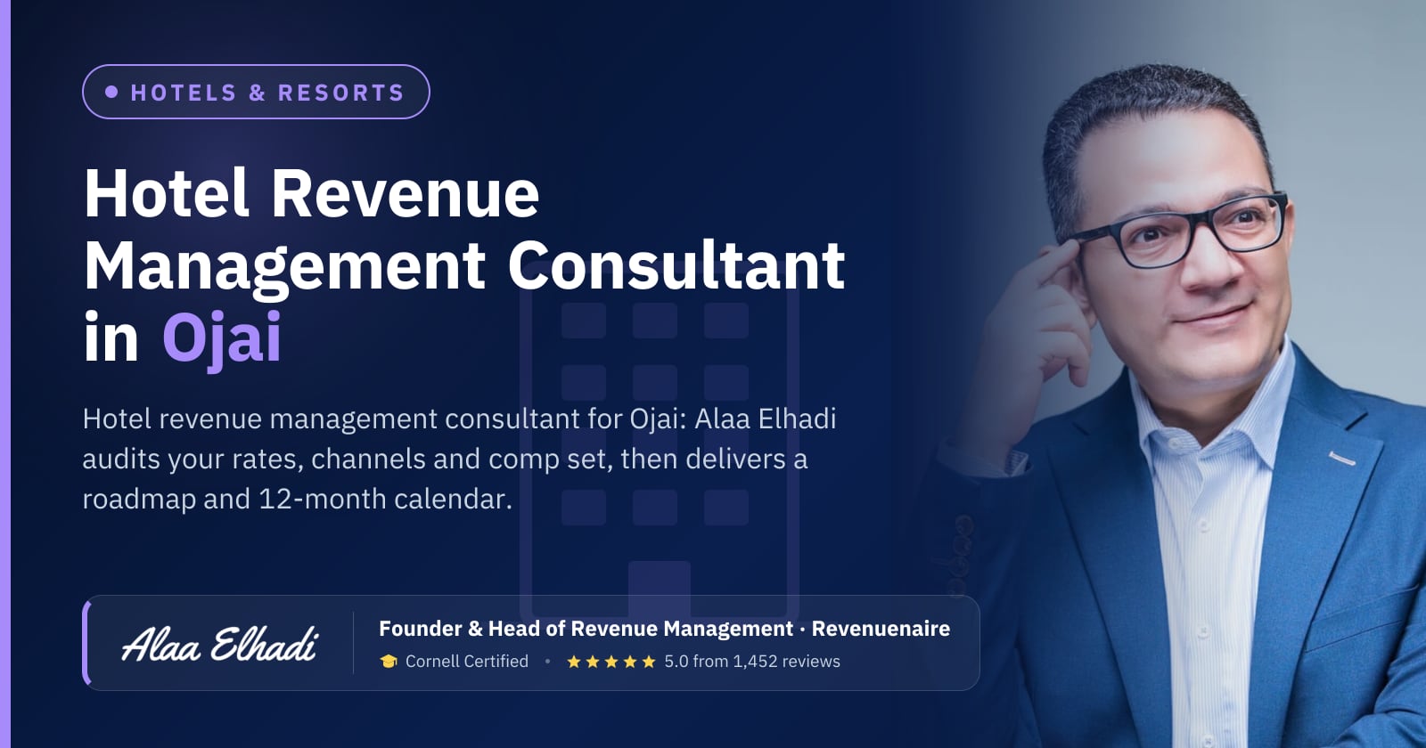 Hotel Revenue Management Consultant in Ojai & Ventura, United States