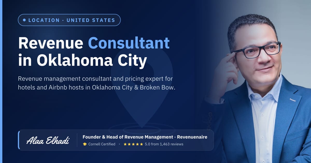 Revenue management consultant in Oklahoma City & Broken Bow, United States