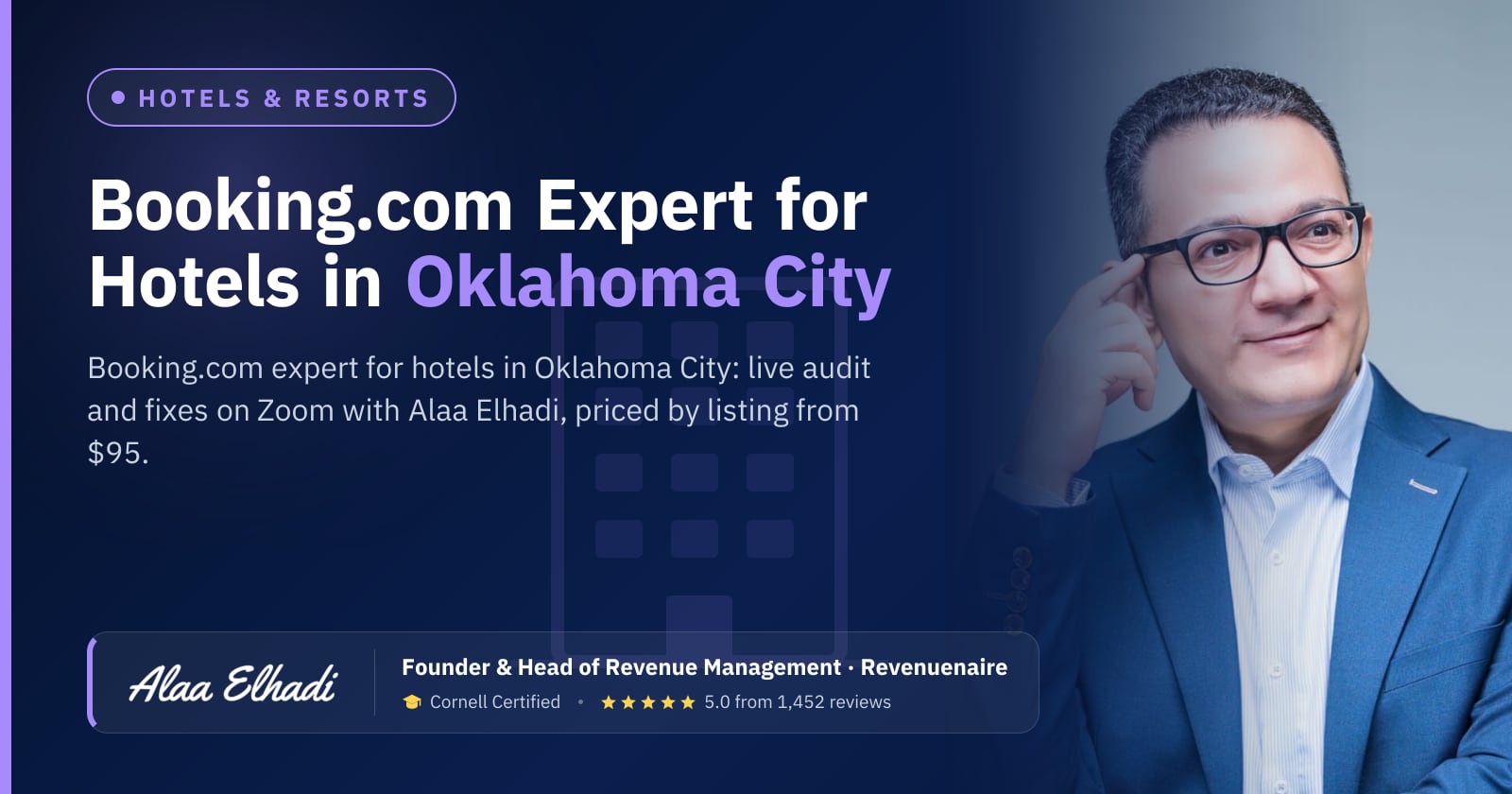 Booking.com Optimization Expert for Hotels in Oklahoma City & Broken Bow, United States