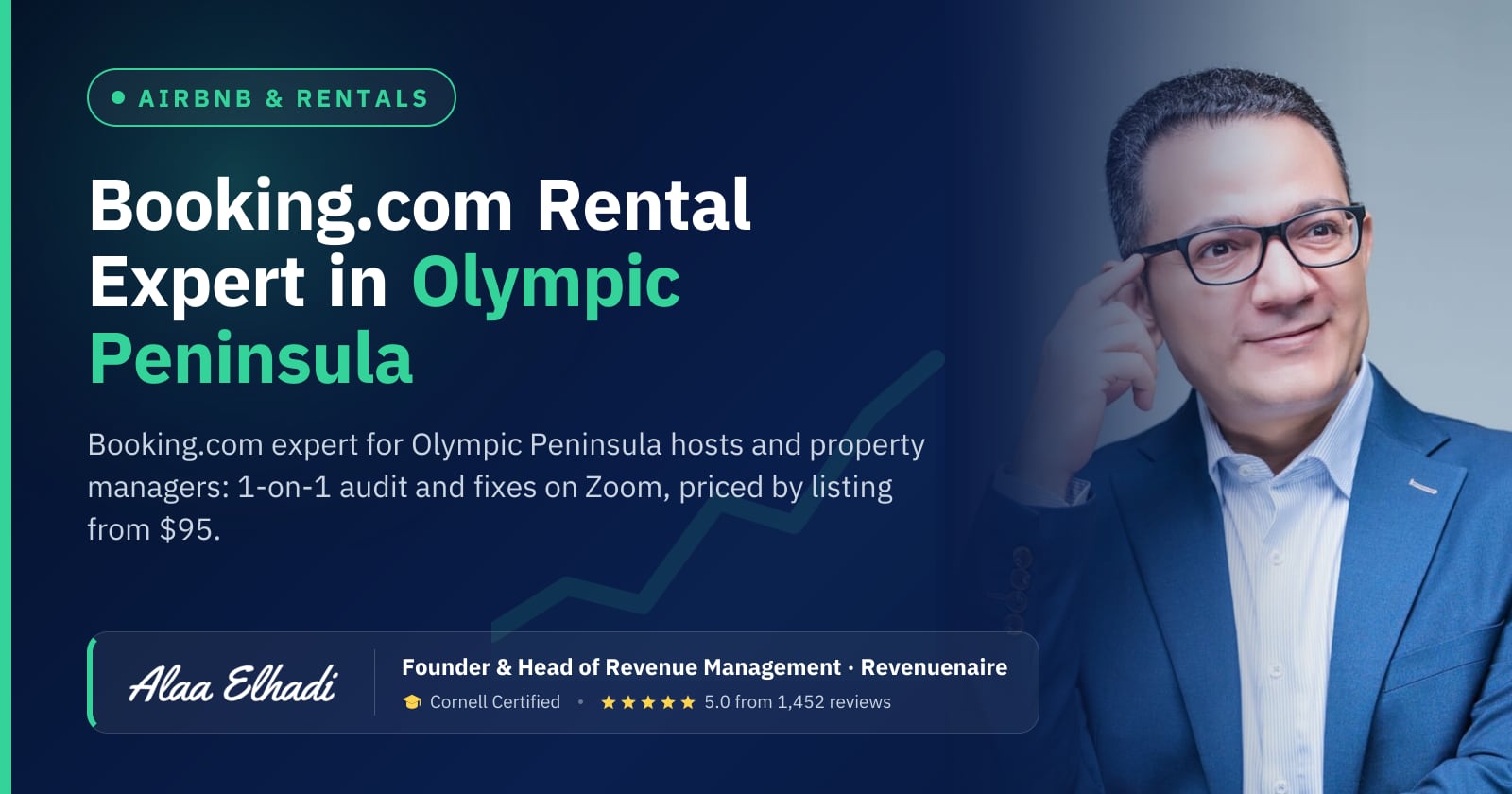 Booking.com Optimization Expert for Rentals in Olympic Peninsula & San Juan Islands, United States