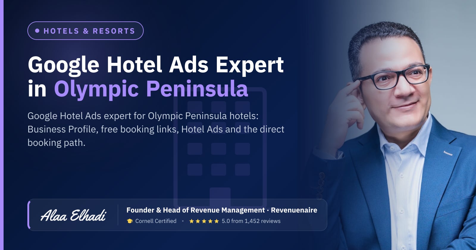 Google Hotel Ads Expert in Olympic Peninsula & San Juan Islands, United States