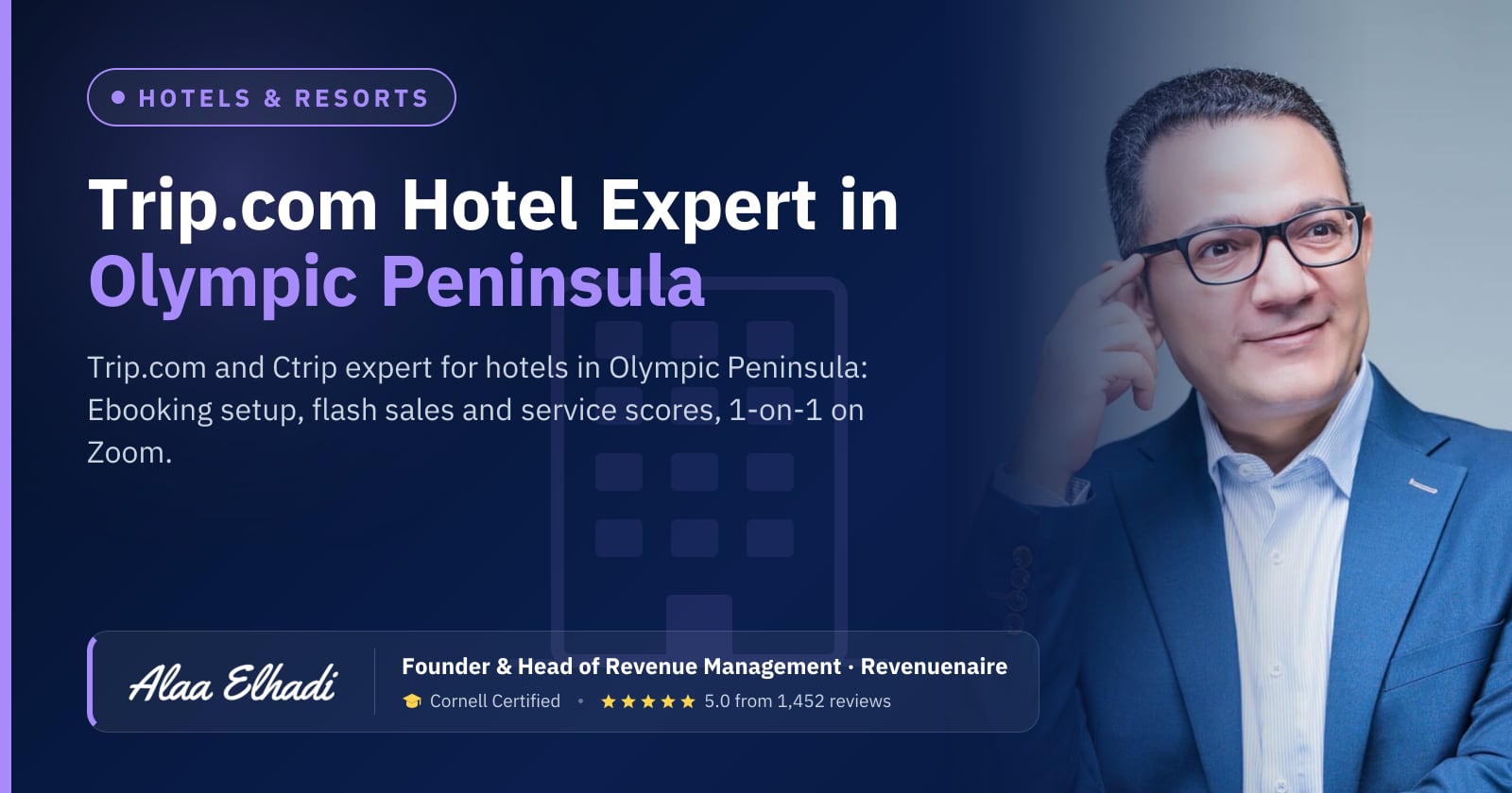 Trip.com Optimization Expert for Hotels in Olympic Peninsula & San Juan Islands, United States