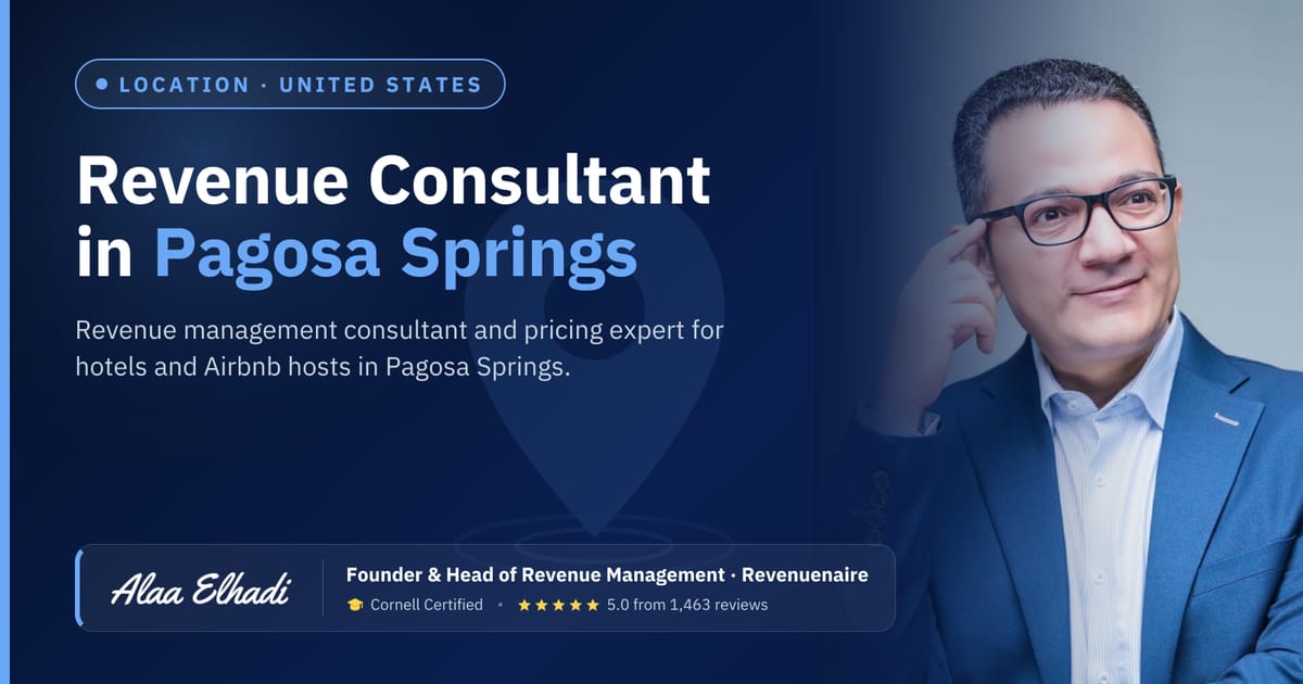 Revenue management consultant in Pagosa Springs, United States