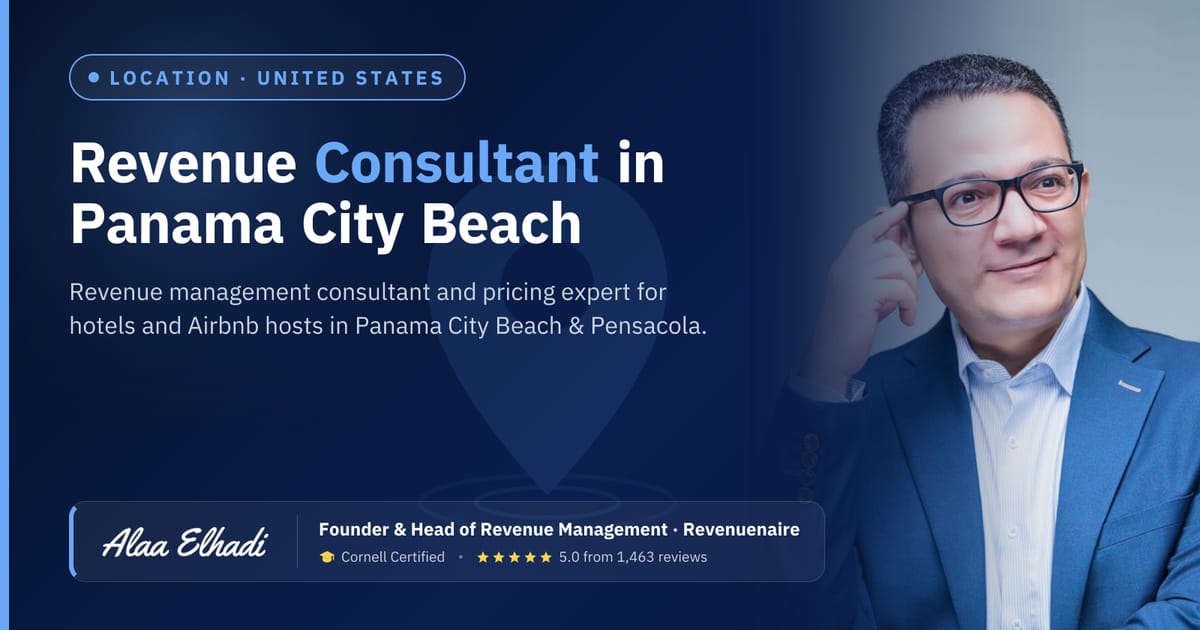 Revenue management consultant in Panama City Beach & Pensacola, United States