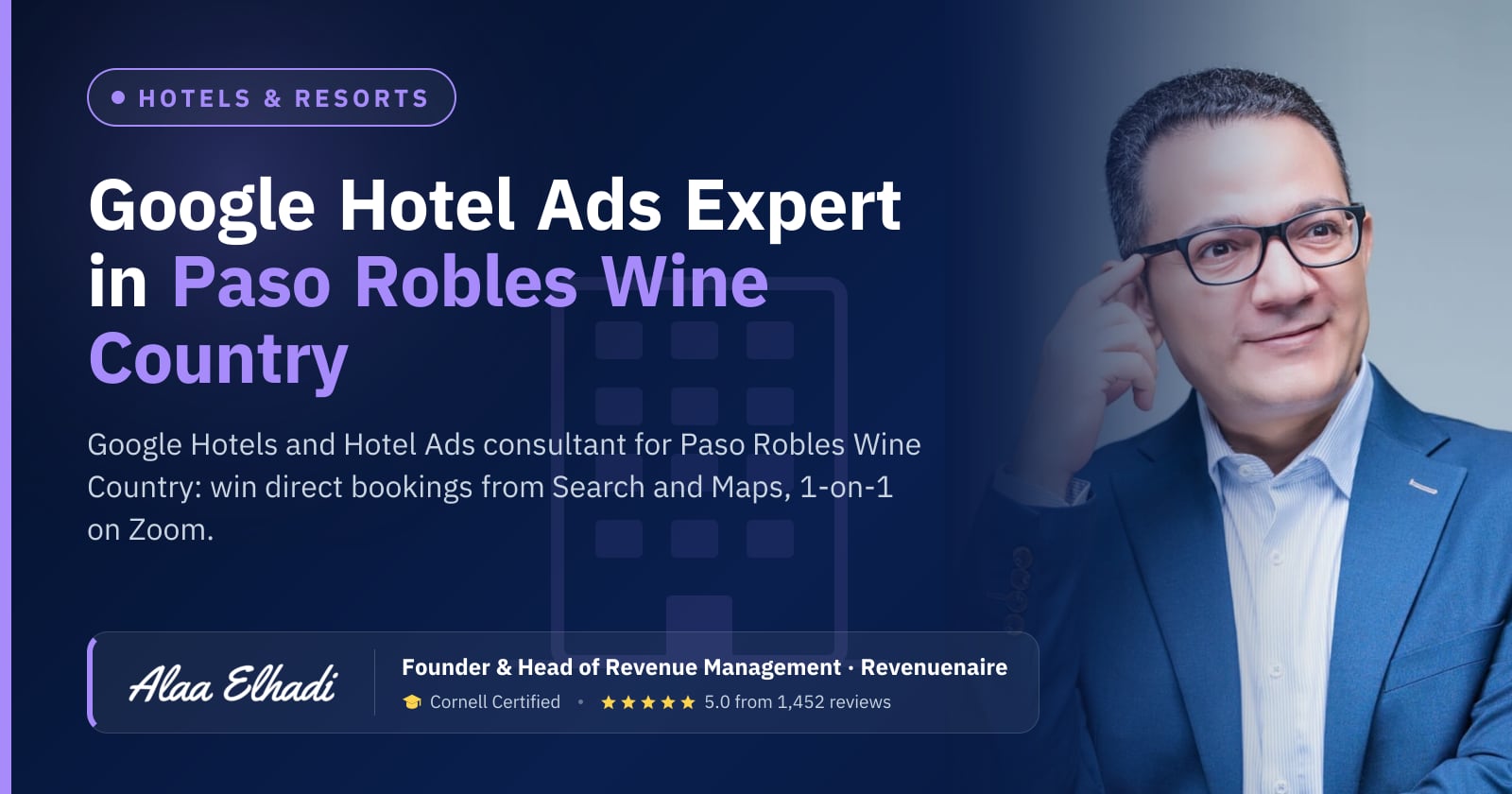 Google Hotel Ads Expert in Paso Robles Wine Country, United States
