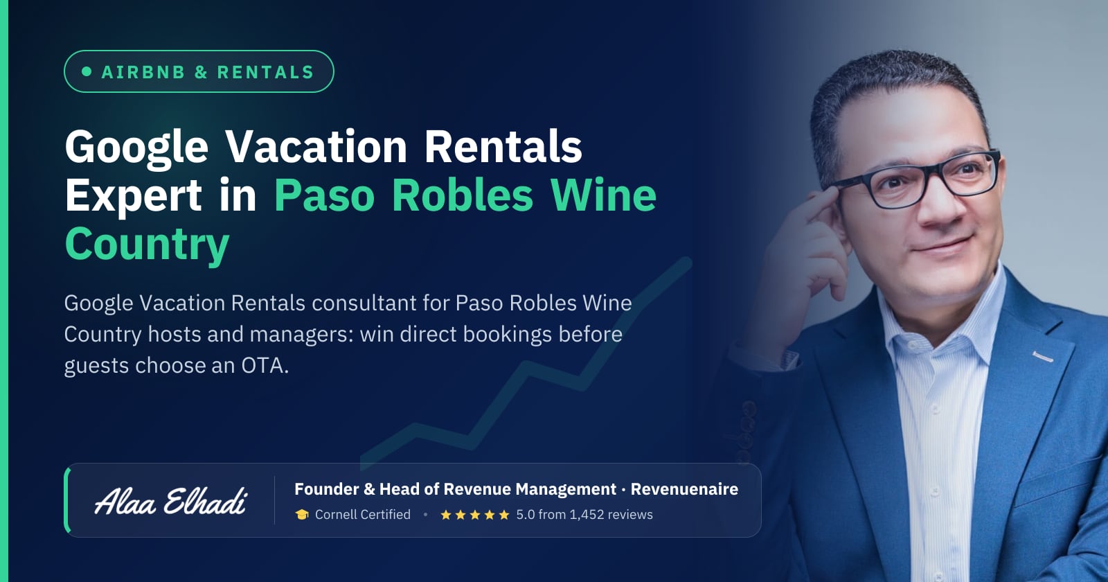 Google Vacation Rentals Expert in Paso Robles Wine Country, United States