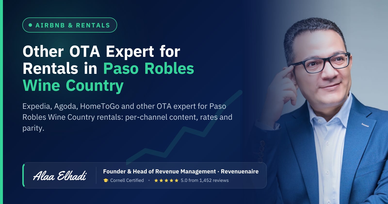 Expedia, Agoda and Other OTA Expert in Paso Robles Wine Country, United States