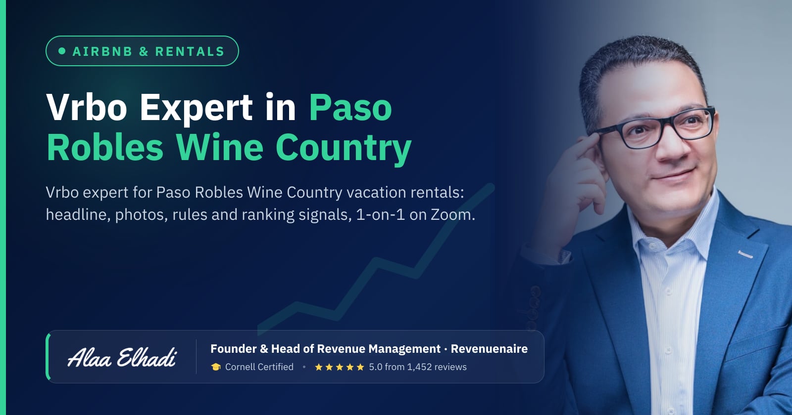 Vrbo Listing Optimization Expert in Paso Robles Wine Country, United States