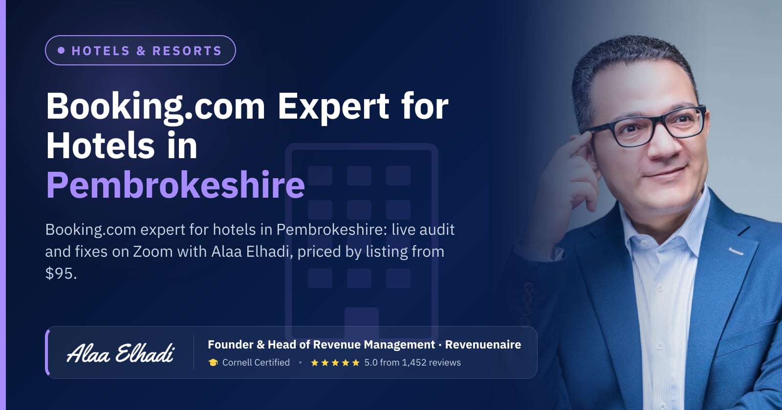 Booking.com Optimization Expert for Hotels in Pembrokeshire & the Gower, United Kingdom