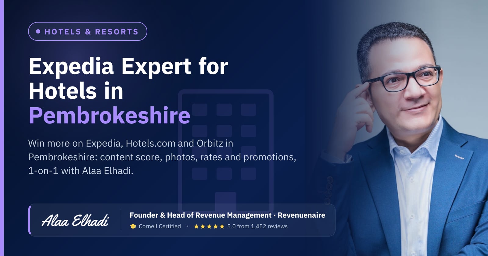 Expedia Optimization Expert for Hotels in Pembrokeshire & the Gower, United Kingdom