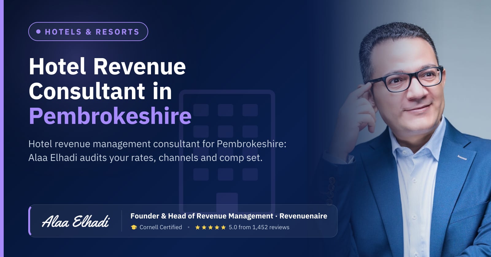 Hotel Revenue Management Consultant in Pembrokeshire & the Gower, United Kingdom