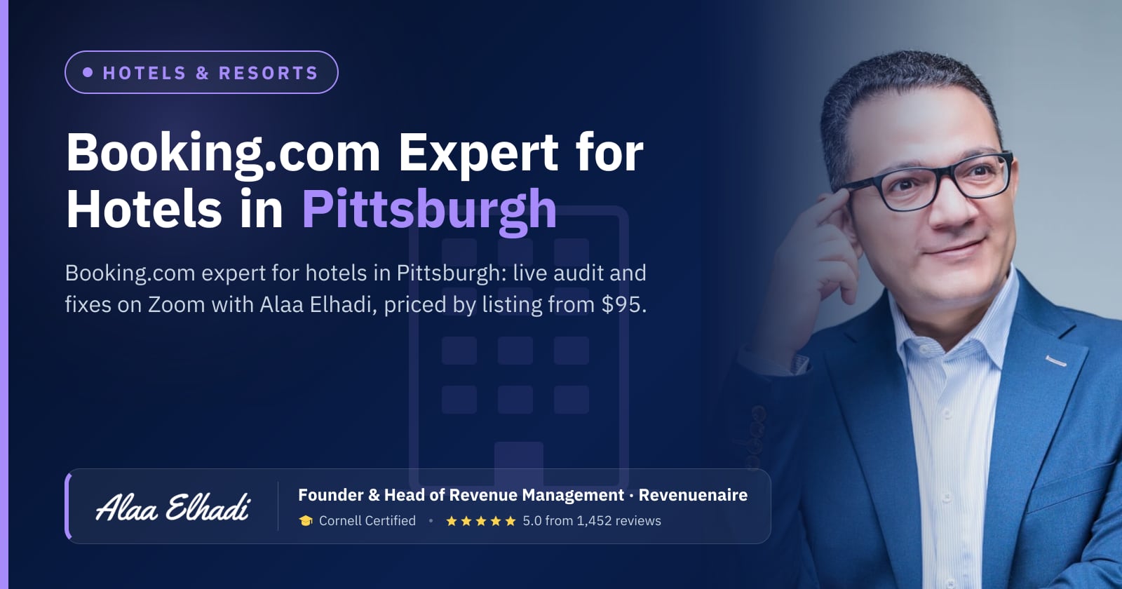 Booking.com Optimization Expert for Hotels in Pittsburgh, United States