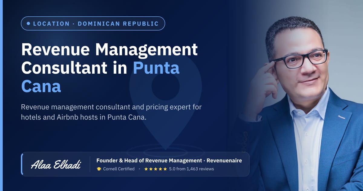 Revenue management consultant in Punta Cana, Dominican Republic