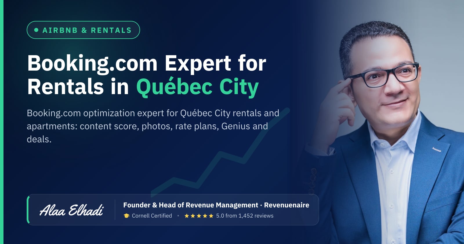 Booking.com Optimization Expert for Rentals in Québec City, Canada