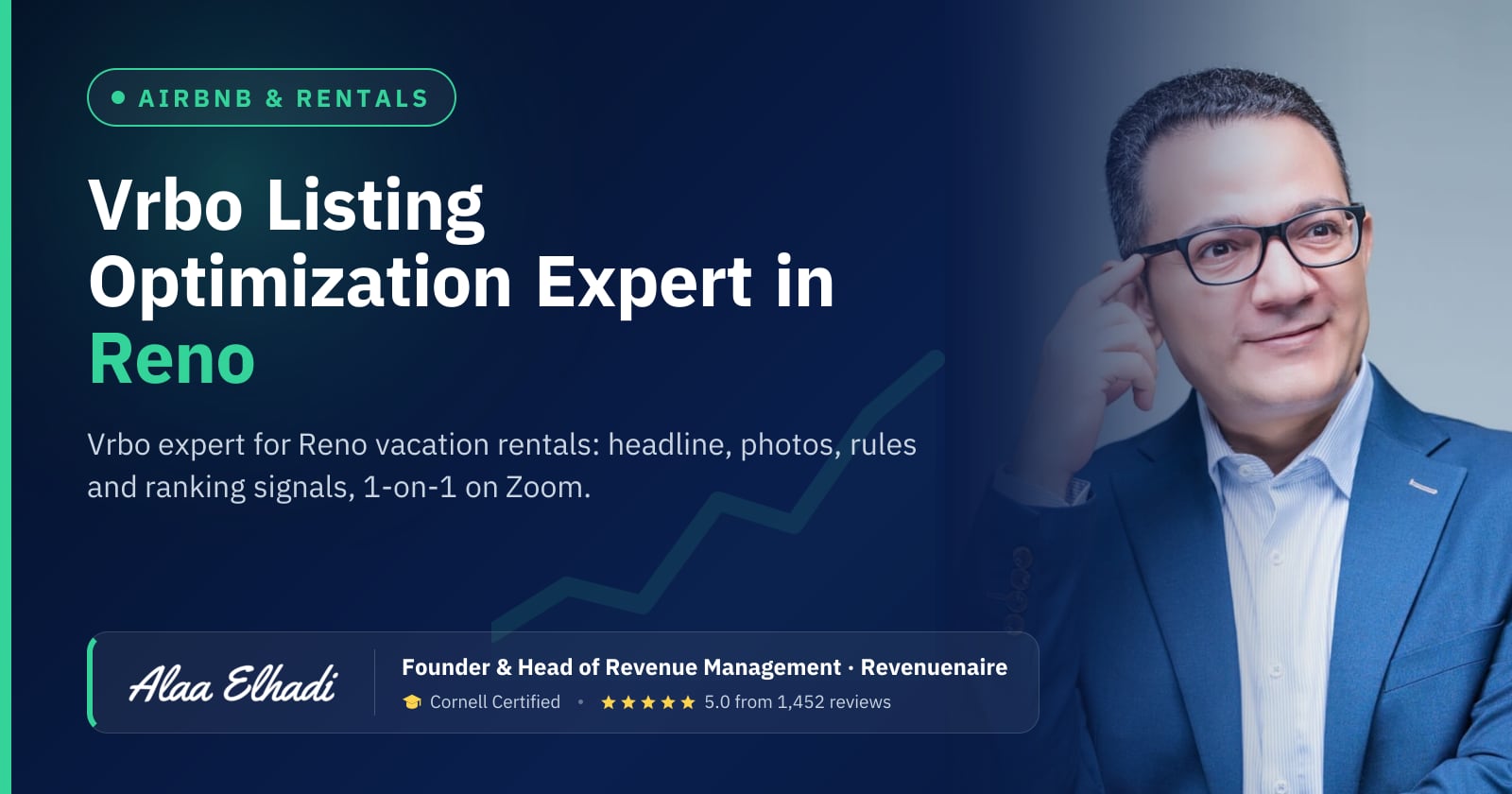 Vrbo Listing Optimization Expert in Reno, United States