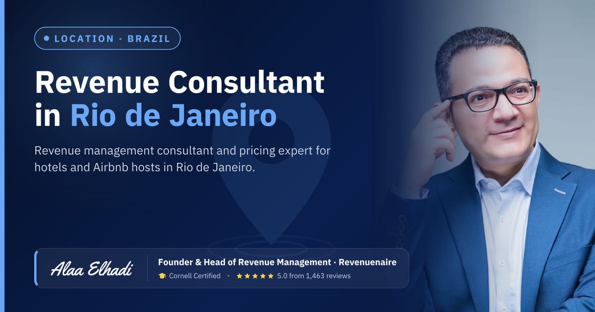 Revenue management consultant in Rio de Janeiro, Brazil