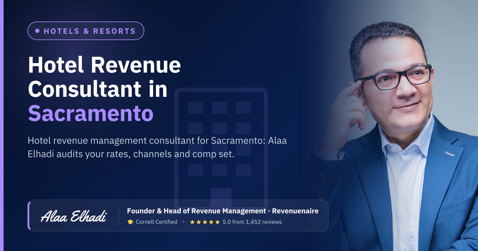 Hotel Revenue Management Consultant in Sacramento & Gold Country, United States