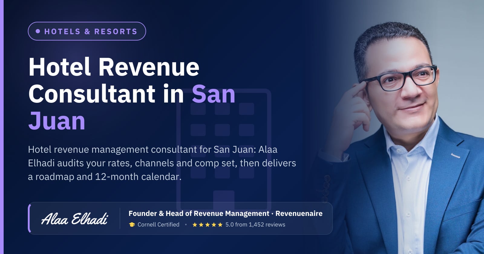 Hotel Revenue Management Consultant in San Juan, Puerto Rico