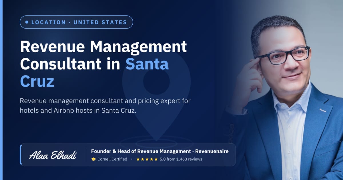 Revenue management consultant in Santa Cruz, United States