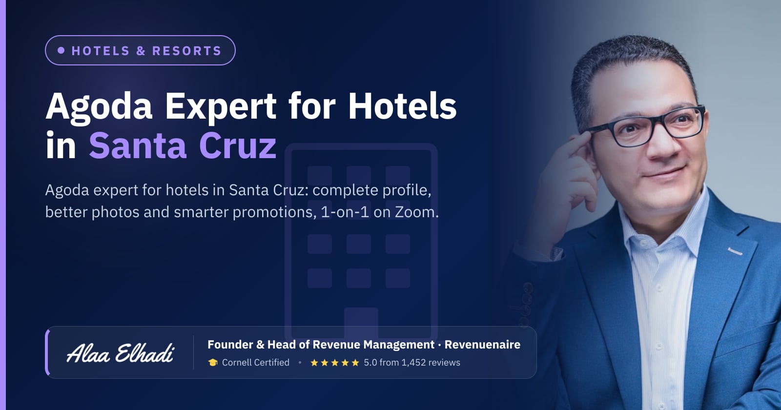 Agoda Optimization Expert for Hotels in Santa Cruz, United States