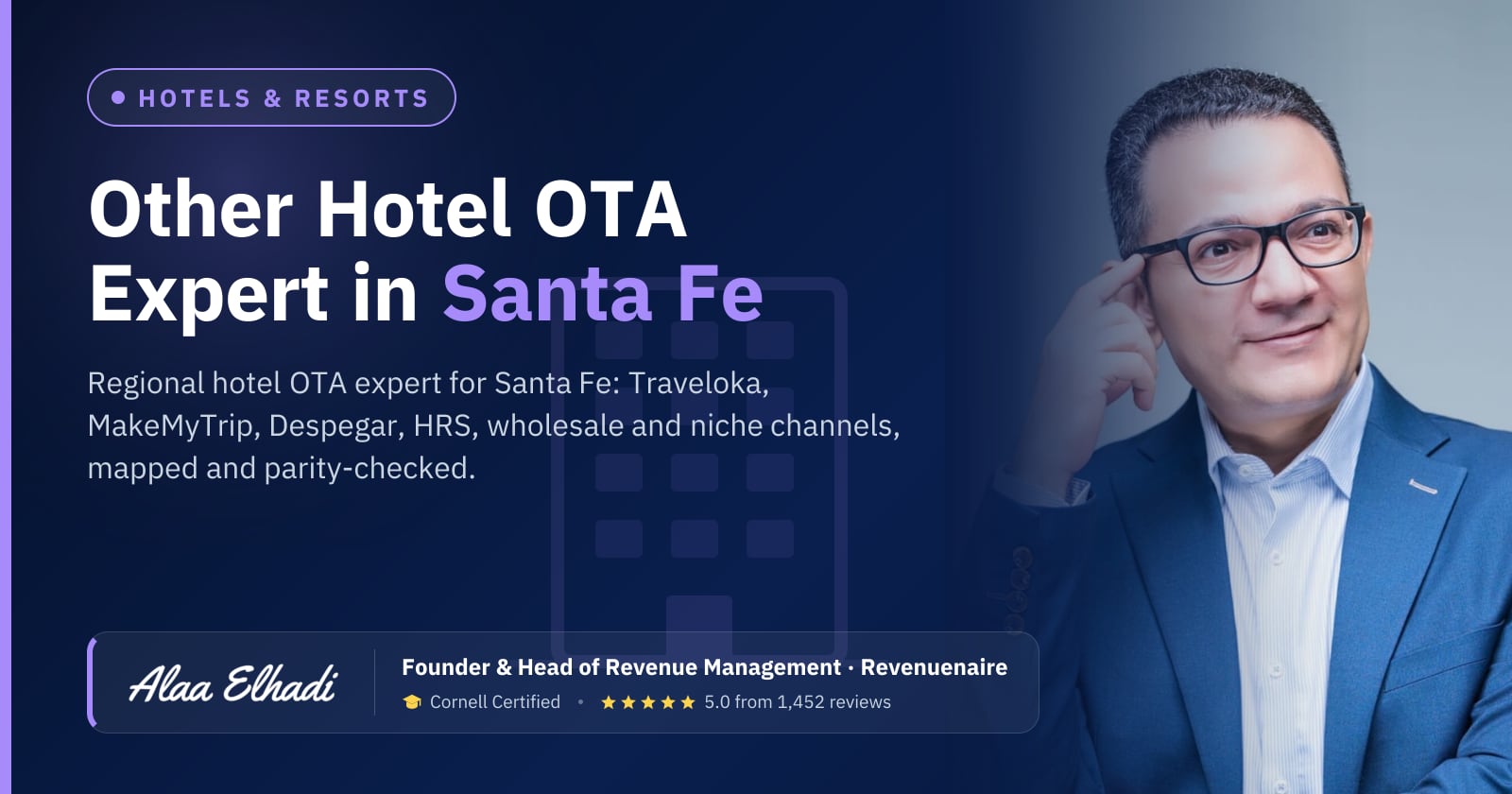Regional Hotel OTA Optimization Expert in Santa Fe & Taos, United States