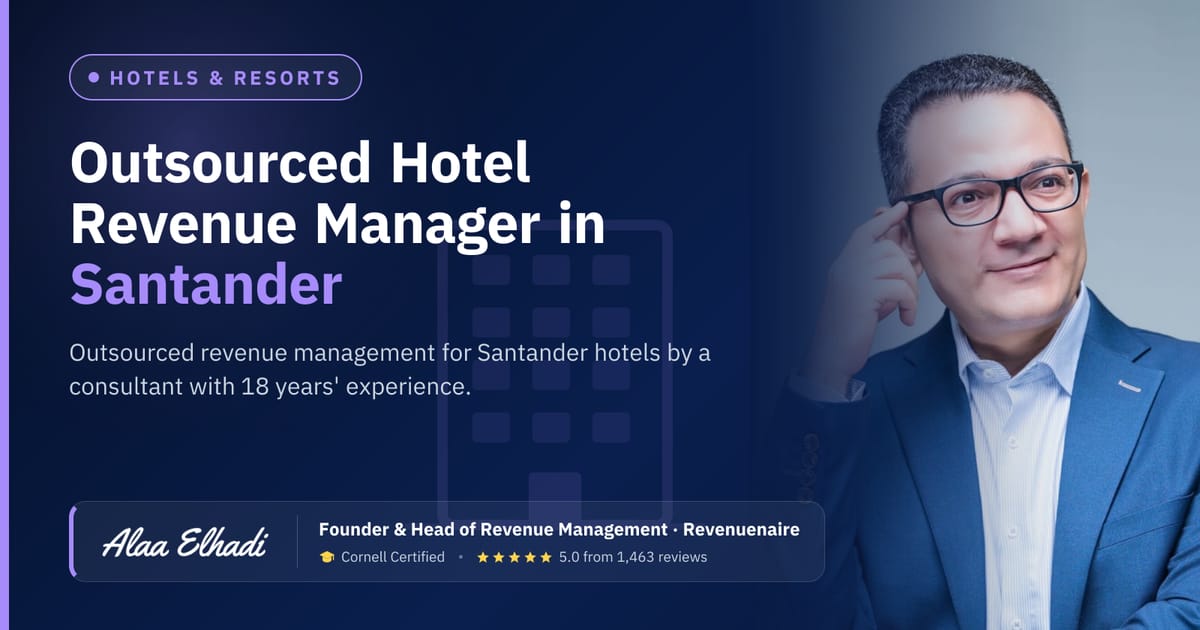Outsourced Hotel Revenue Manager in Santander & Cantabria, Spain