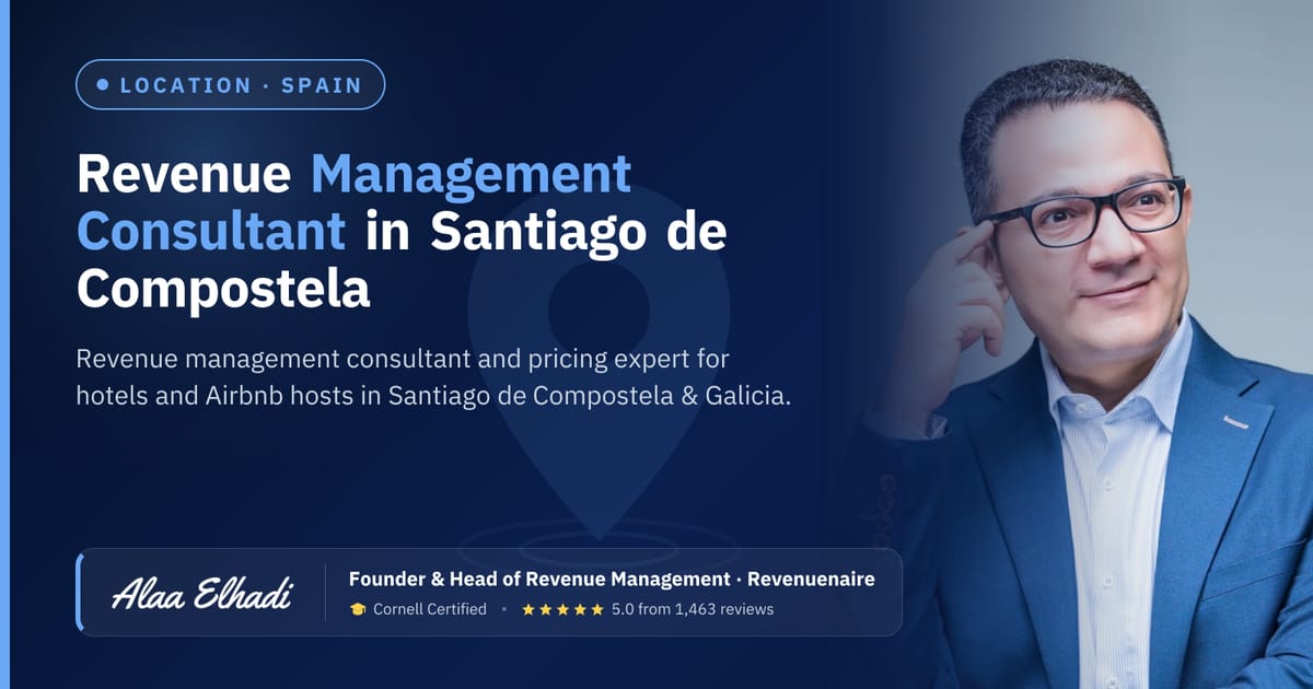 Revenue management consultant in Santiago de Compostela & Galicia, Spain